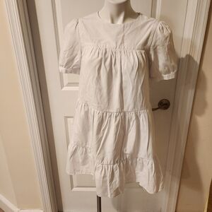 Pomander Place for Tuckernuck white baby doll dress XS